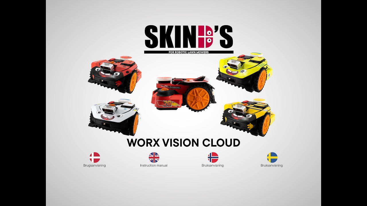 SKINDS Monteringsvejledning til Worx Vision Cloud modeller