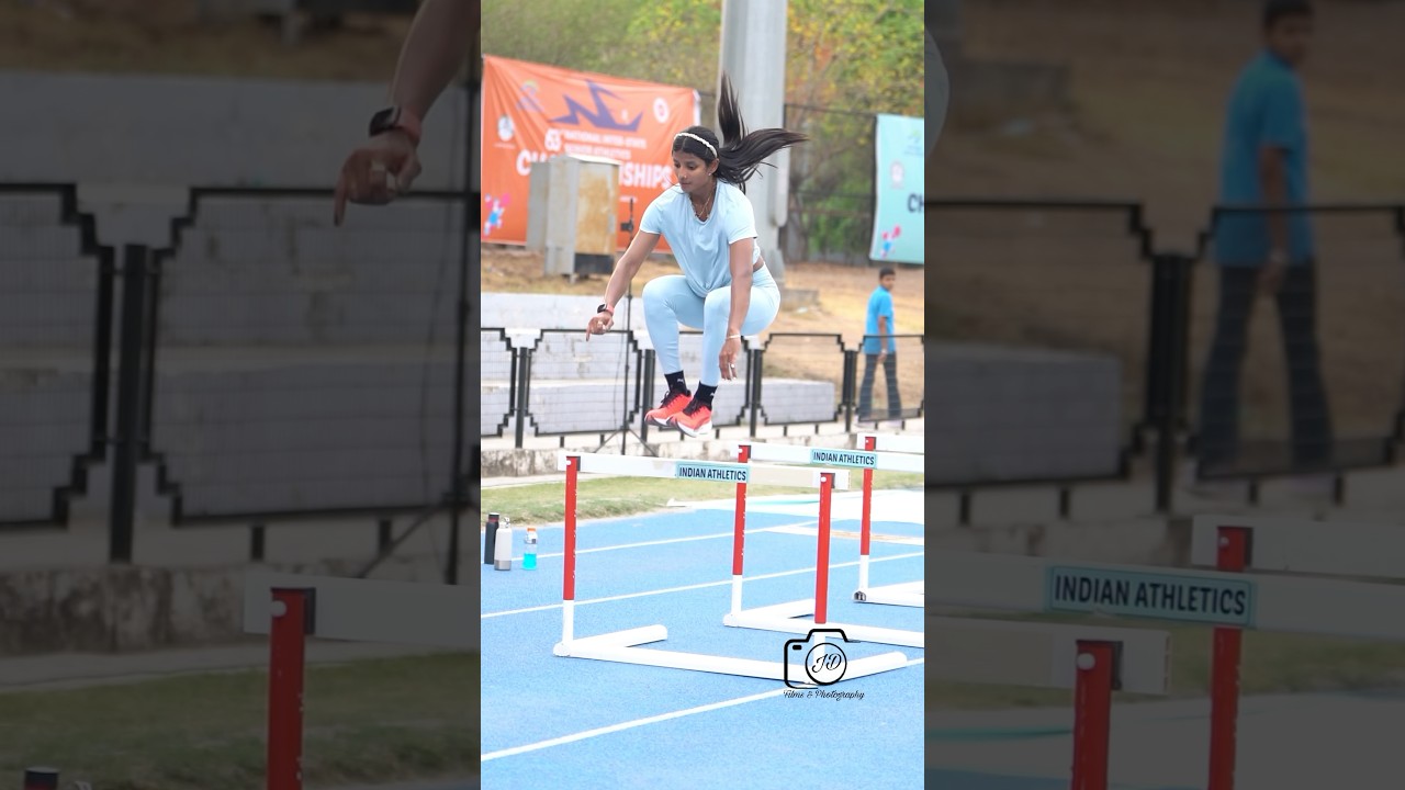 Ancy Sojan - Hurdle Jumps #trackandfield #jd_films2309 #training #hurdles #trackcoach #trackathlete
