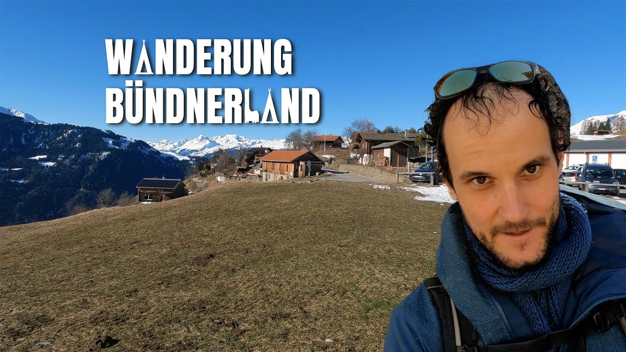 Winterwanderung Graubünden - Aufstieg nach Feldis