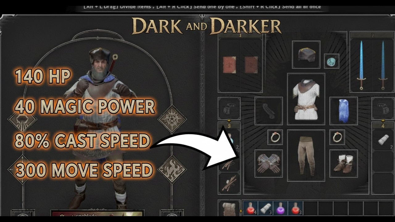 MY GO TO WIZARD BUILD FOR HIGH ROLLER | Dark and Darker