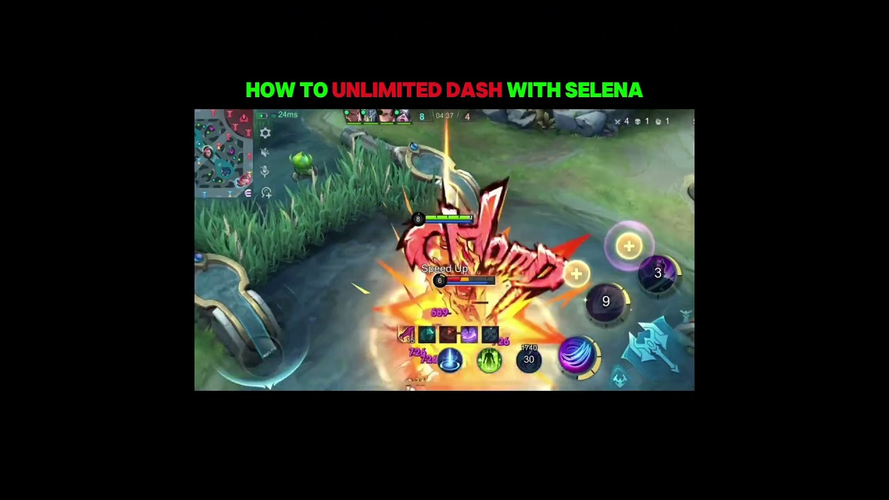 Selena unlimited dash #mobilelegends #selenaml #shorts