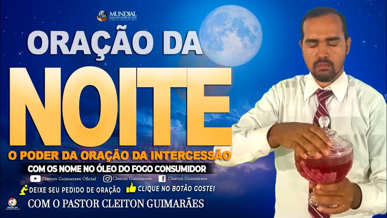 ((🔴)) ORAÇÃO AO VIVO DA NOITE | SALMO 91 - ORAÇÃO MAIS PODEROSA DA BÍBLIA!🙏