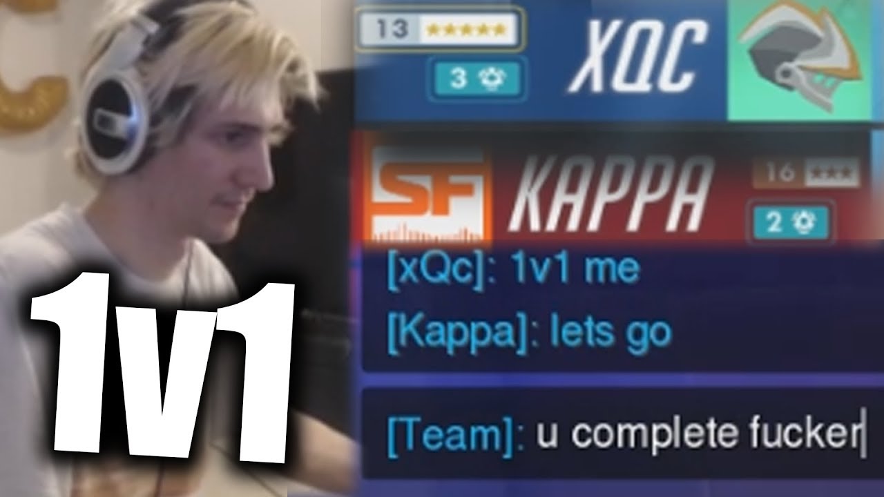 xQc Tracer 1v1 VS Grandmaster DPS Main (teammate from comp game)