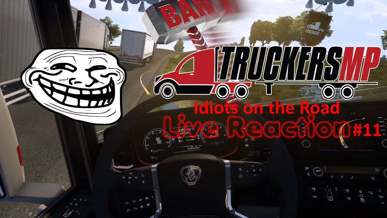 Wir bringen Spieler zum BAN?! - ETS2MP Funny Moments LiveReaction #11