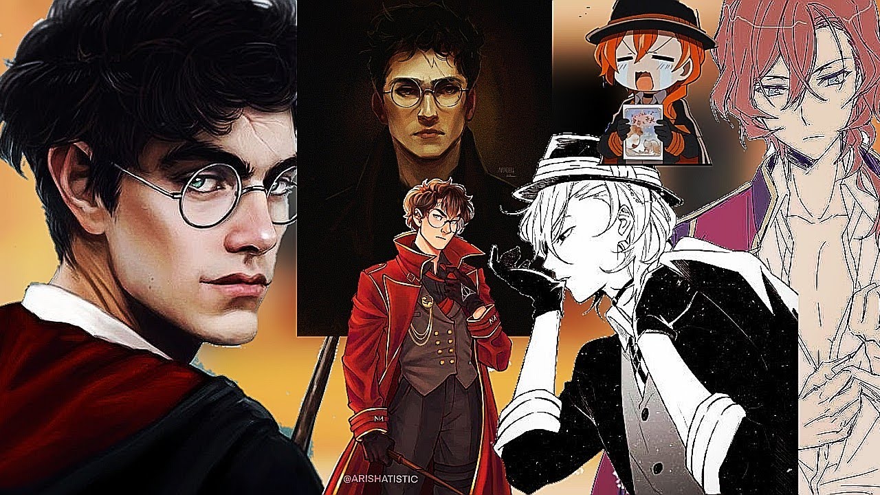 Harry Potter react to Harry as Chuuya /Реакция ГП на Гарри это Чуя. НА ЗАКАЗ