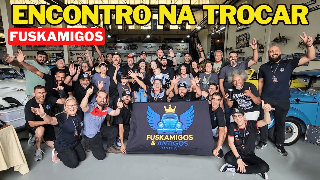 VISITA ESPECIAL! 🚗 Fuskamigos & Antigos Jundiaí na TROCAR | Encontro de Apaixonados por Antigos ❤️