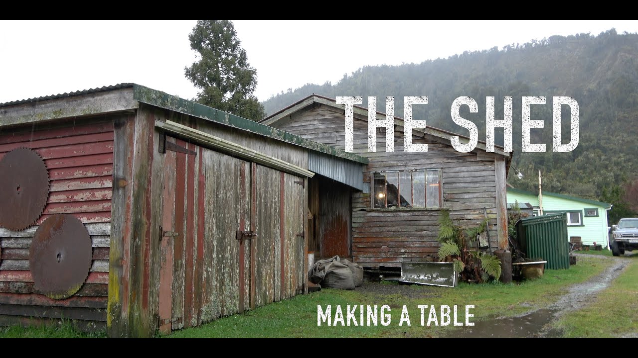 The Shed - Making a table top with Dan