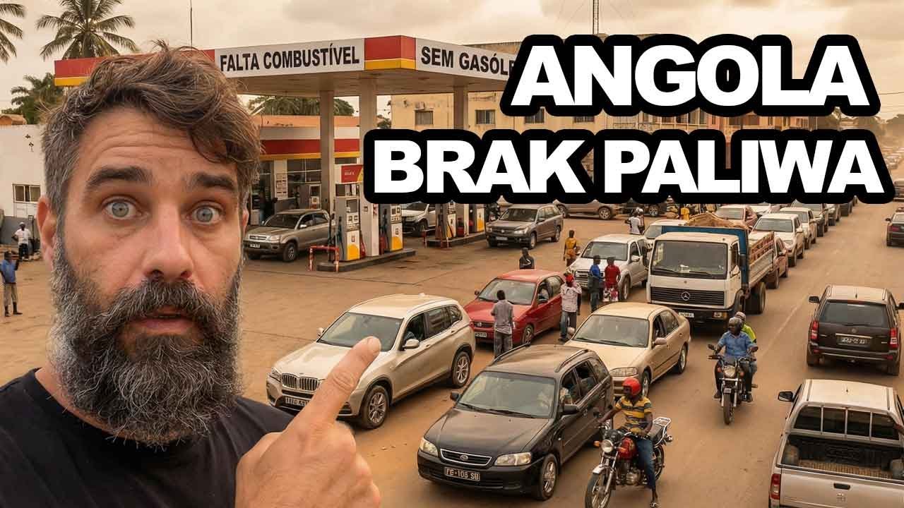 ANGOLA - BRAK PALIWA I PIENIĘDZY W BANKOMATACH