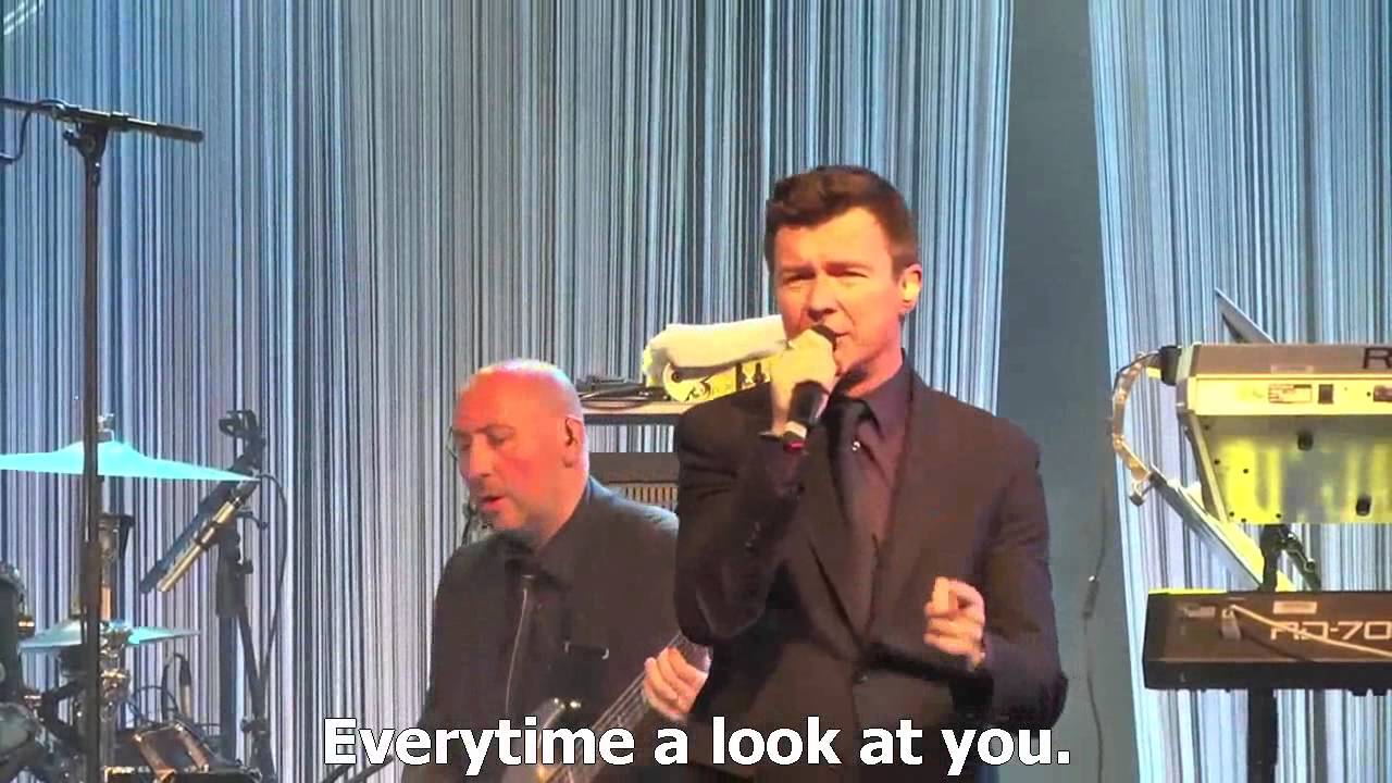 Rick Astley    It Would Take A Strong Man Live