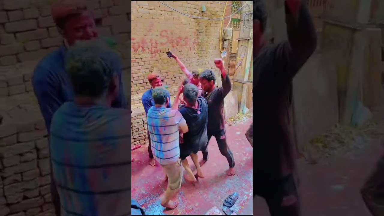 Ratan jha ke holi masti with friends 