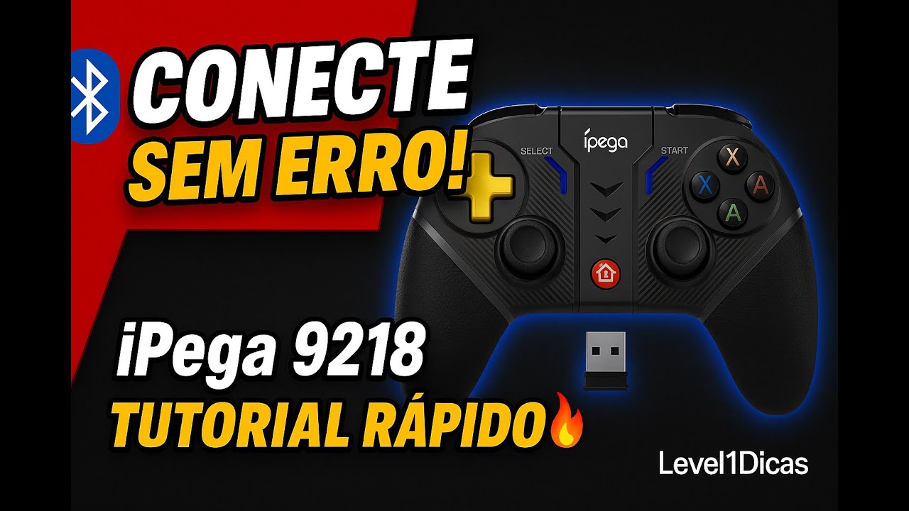 iPega 9218 Tutorial Completo 🔥 | Como Conectar no Celular, PC e TV Passo a Passo!
