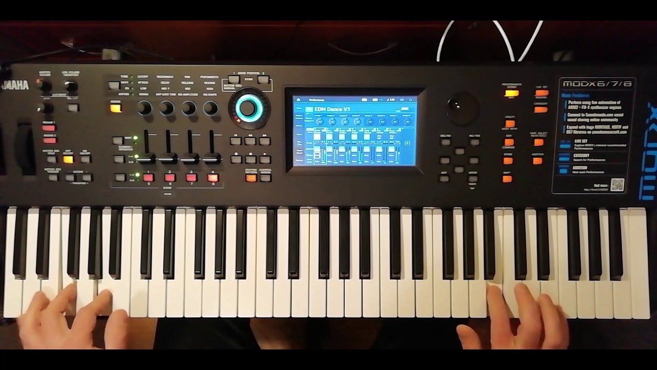 Yamaha MODX live performance (EDM style)