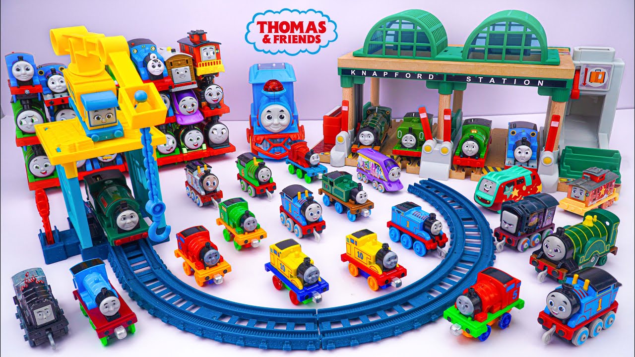 🚂💙Thomas & Friends Track Toys Collection ASMR | Fix 'em Up Friend Carly Set 🏗️🚂Magical Journey Begin