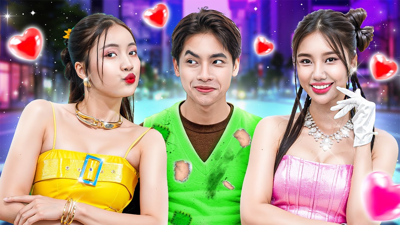Hai Cô Gái Tỷ Phú Đã Phải Lòng Chàng Trai Nghèo!