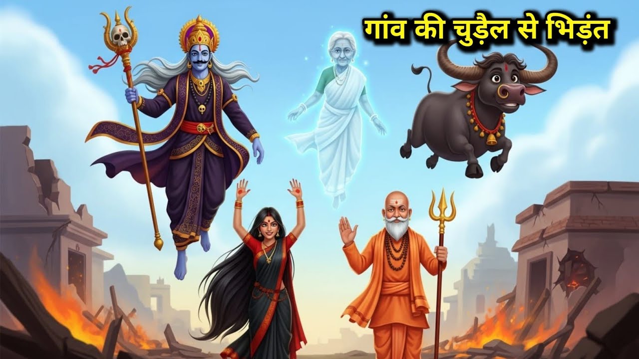 गांव की चुड़ैल से भिड़ंत | #HindiStories #MoralStory 