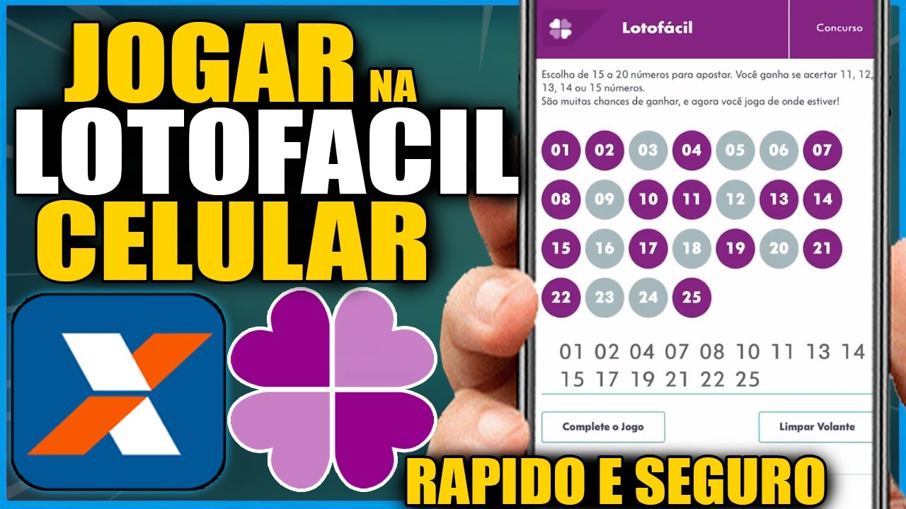 COMO JOGAR na LOTOFACIL ONLINE pelo CELULAR | FAZER JOGO da LOTERIA pela INTERNET no  SITE da CAIXA