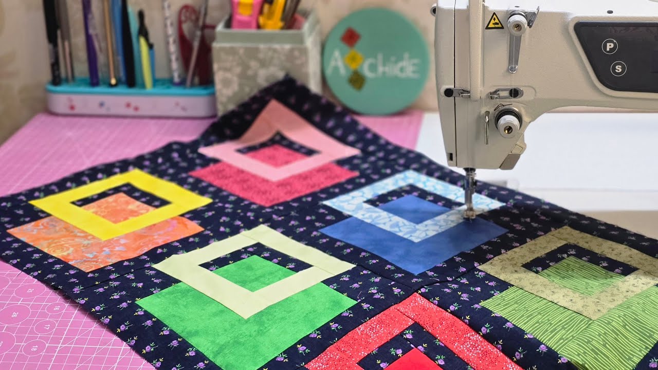 🥰❤️ bring your colorful scrap fabrics to sew an amazing quilt together