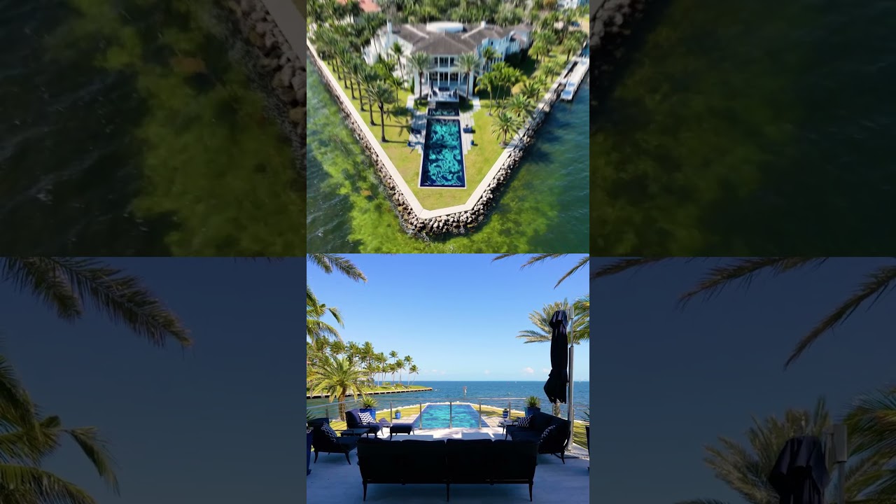 See What $57,000,000 Gets You in This Miami MEGA Mansion  #luxuryhomes  #realestate #luxury
