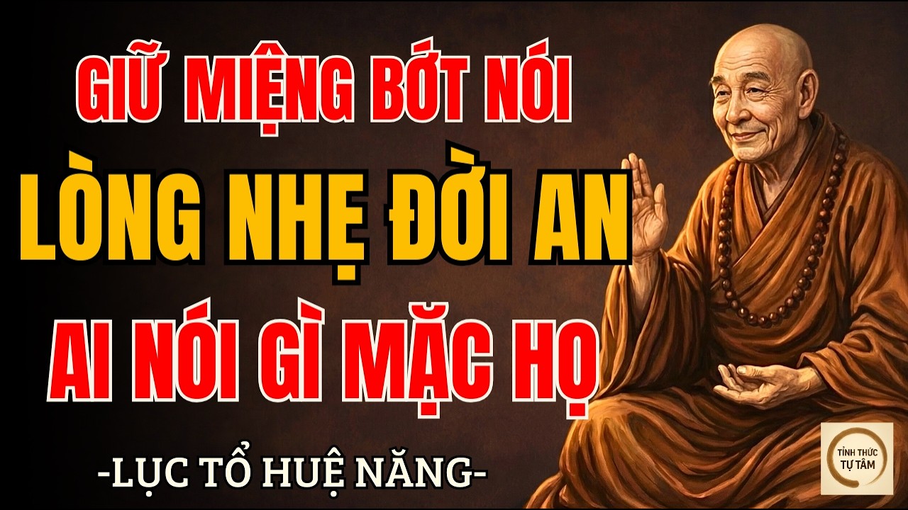 LỤC TỔ HUỆ NĂNG – Ai Nói Gì Mặc Họ, Giữ Tâm Mình Yên Là Đủ | Bài Giảng Rất Thấm