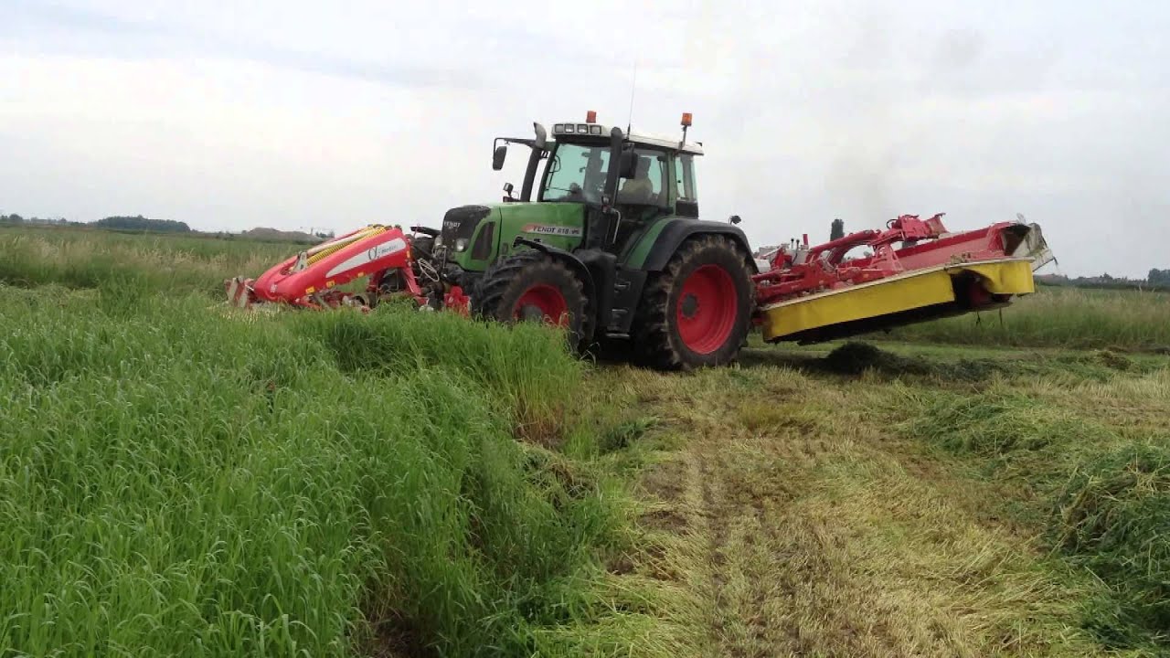 TEAM FRACCARI Fendt 818 + Pottinger -2014-