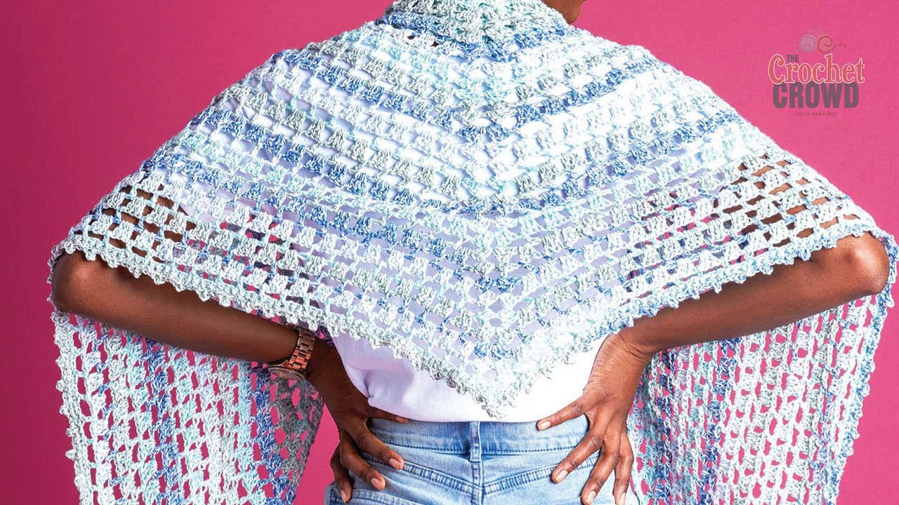 Crochet Easy Rainy Day Shawl