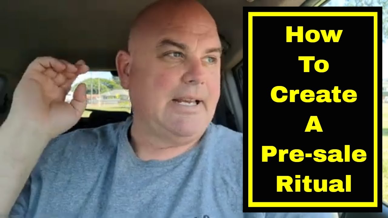 Sales Presentation Tips - How To Create A Pre Sale Ritual