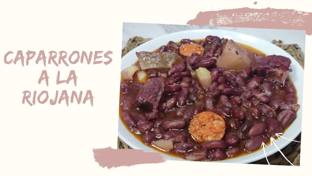 😋 CAPARRONES O ALUBIAS ROJAS A LA RIOJANA de manera TRADICIONAL, OLLA GM Y FRYCOOK MASTERPRO