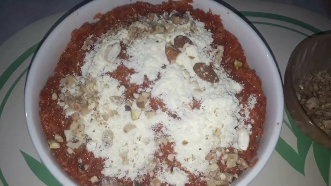 Gajer khoya Nuts Recipe |  Eid Mubarak Yummy Delicious Recipe 