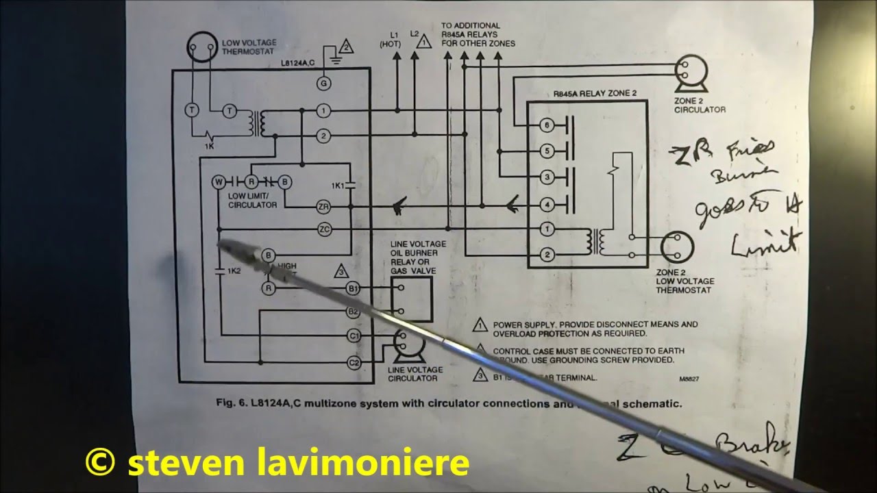 boiler aquastat operating control wiring explained