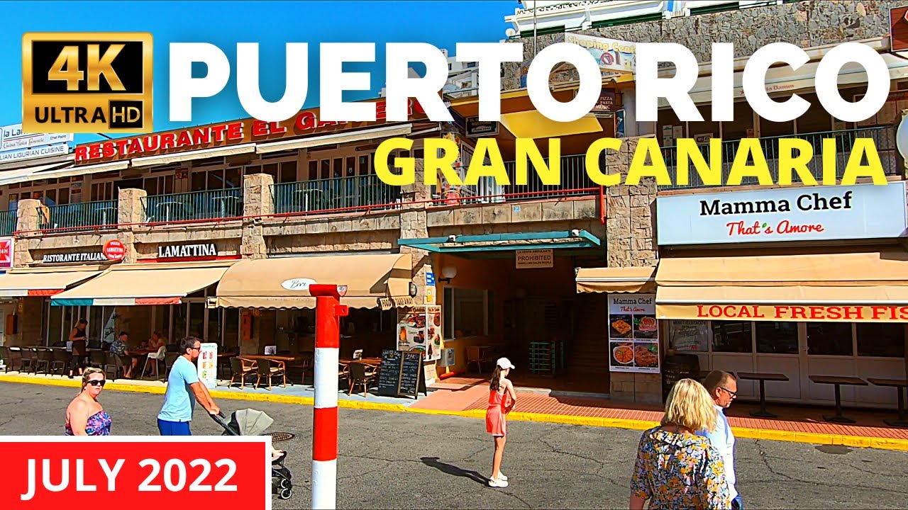 PUERTO RICO Gran Canaria July 5, 2022 🔴 Holiday Club Puerto Calma to Marina BayView Hotel