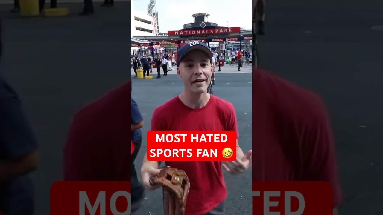 The Most HATED Fan In Sports 🤣 ... Zach Hample #shorts #sports #mlb #baseball #cringe #fails #meme