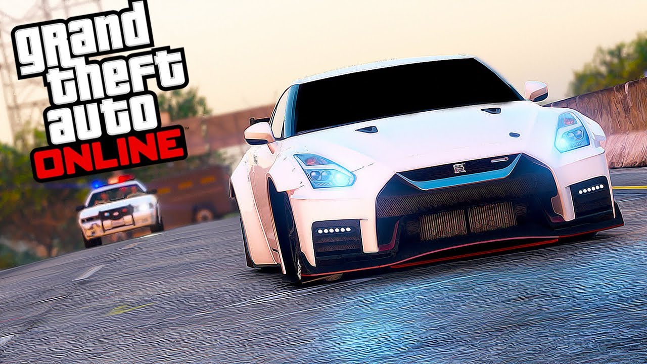 GTA V: FUGA de NISSAN GTR do RD GAMEPLAY, FOI TENSO : GTA V MODS