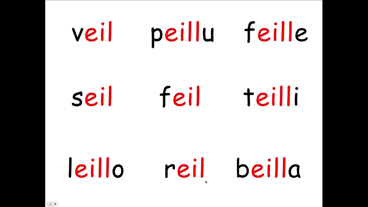 Taoki p 140-141 / Découverte des graphèmes AIL, AILL, EIL et EILL