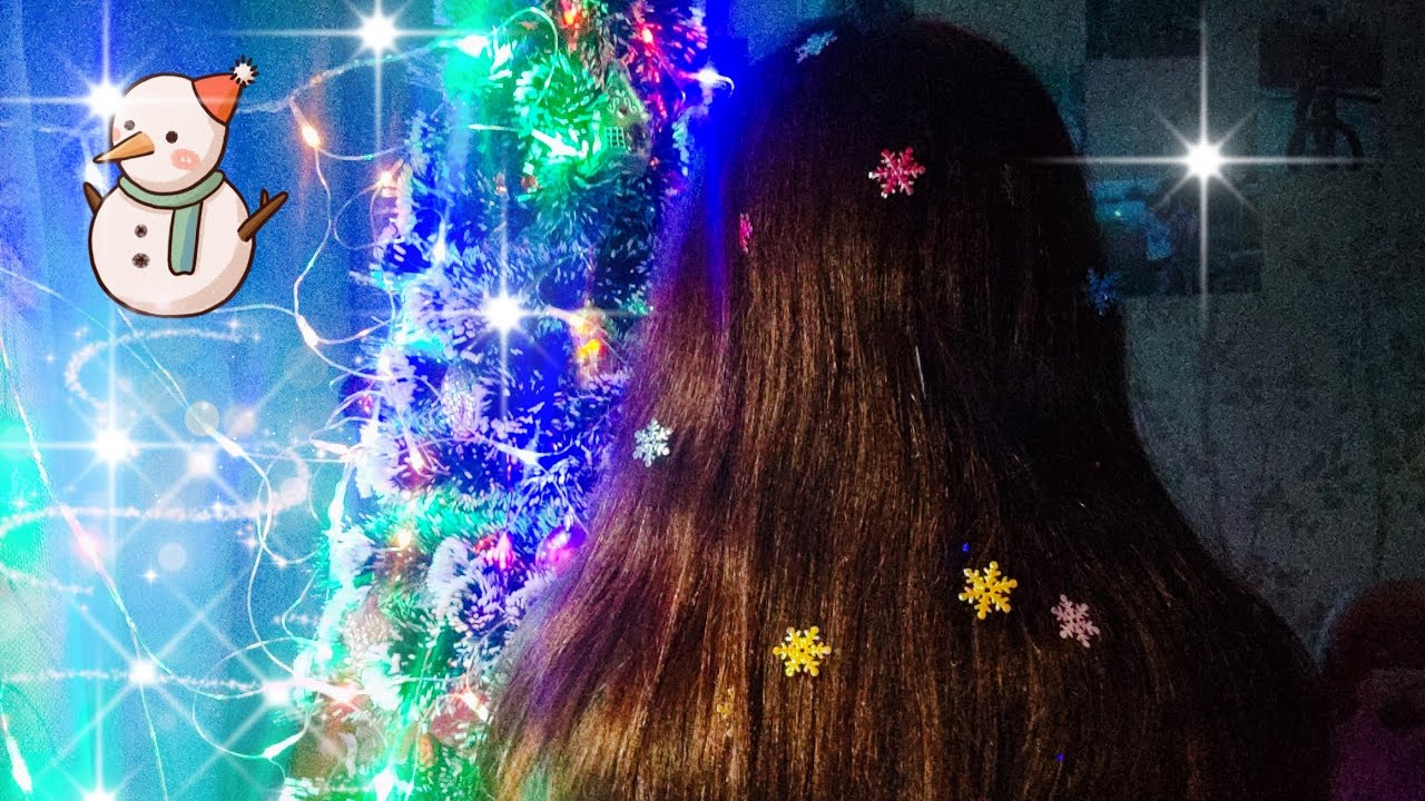 АСМР ❄️ Вынимаю снежинки из твоих волос ❄️ ASMR Taking snowflakes out of your hair 🧚