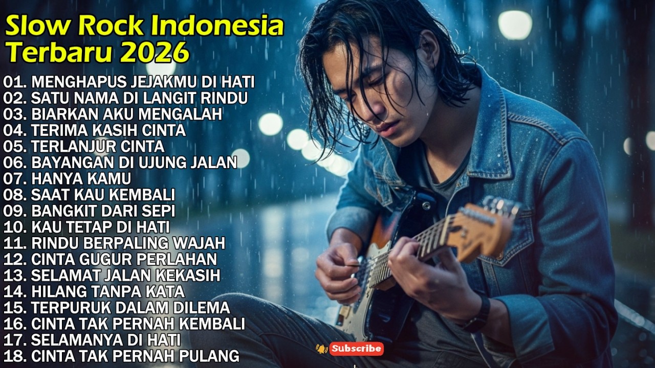 LAGU SLOW ROCK MELAYU TERBARU 2026 | Viral Tiktok Paling Banyak Dicari - Menghapus Jejakmu Dihati