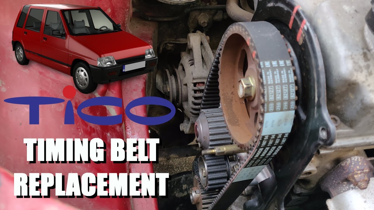 Daewoo Tico replacement of timing belt