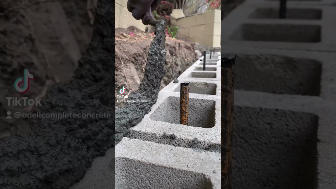 Building a Block Wall #shorts