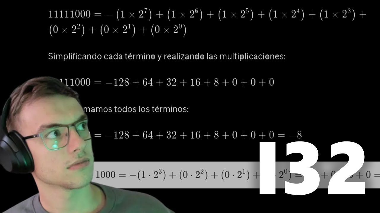 ¿Cómo se representan los negativos en memoria?  | Two's complement