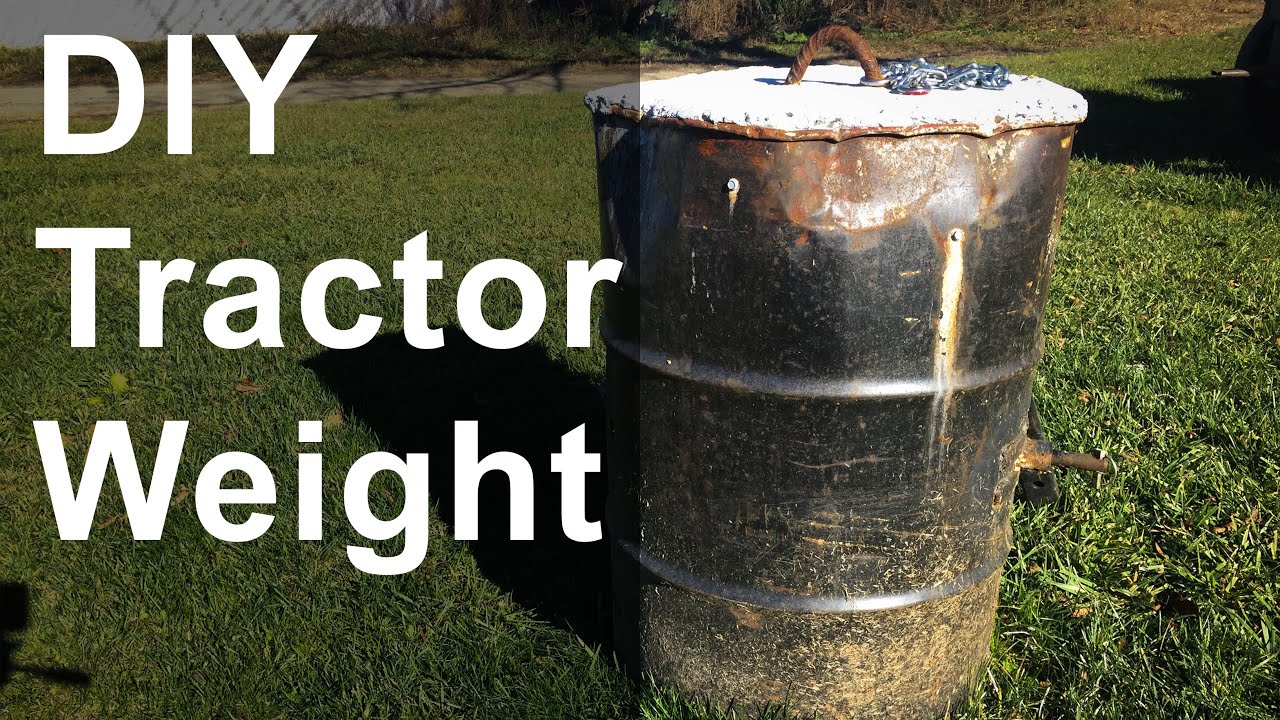 DIY Tractor Counterweight