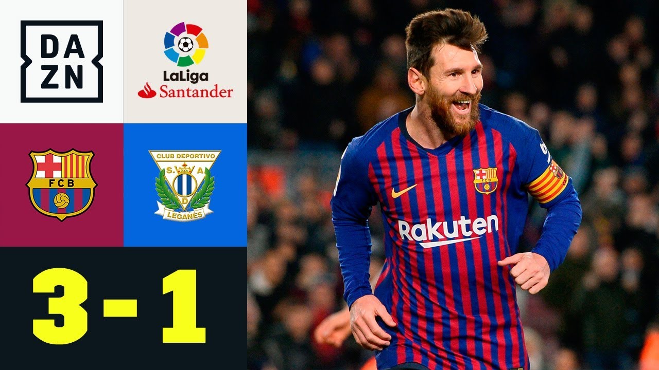 Joker Lionel Messi bringt Barca auf die Siegerstraße: FC Barcelona - CD Leganes 3:1 | La Liga | DAZN