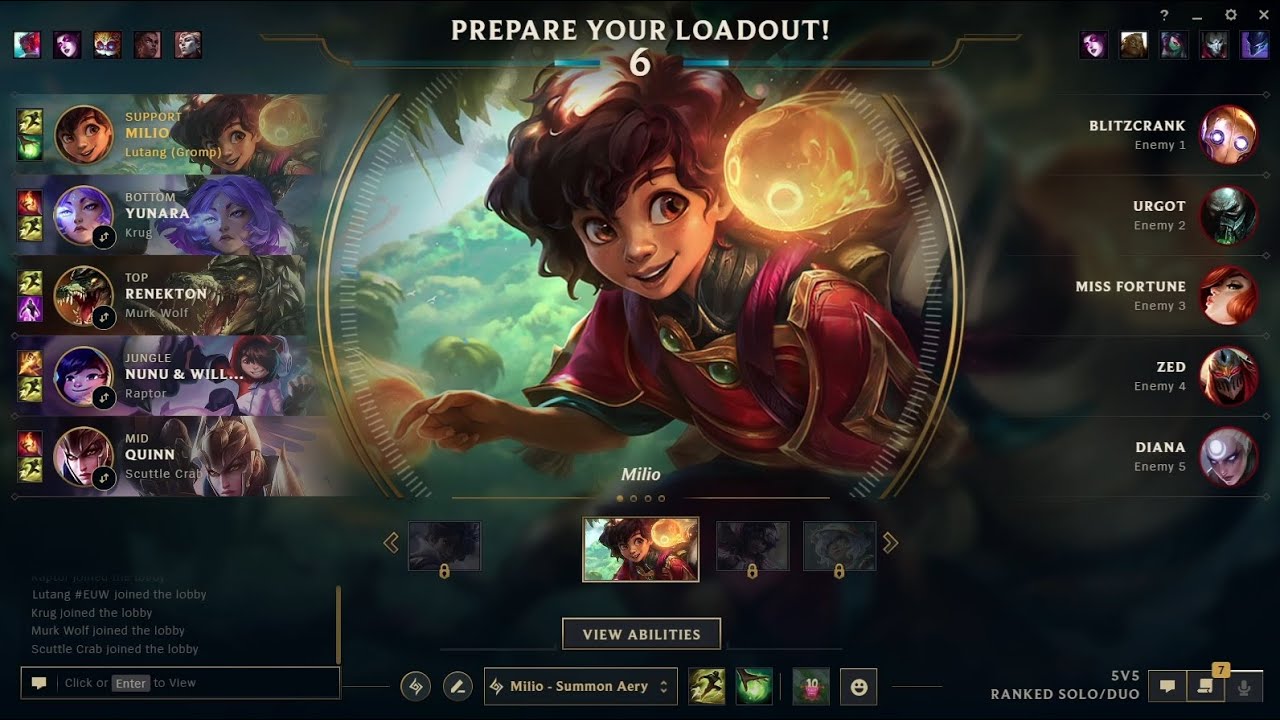 League of Legends: support Milio with adc Yunara - Game 43