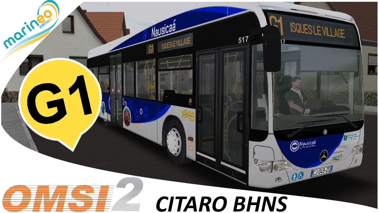 Omsi 2 - Marinéo Virtuel - Ligne G1 en Citaro facelift !
