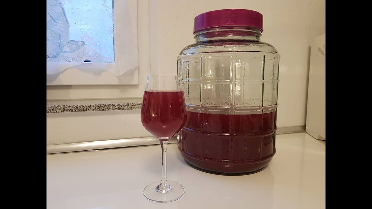 Neuen Wein, Federweisser aus Weintrauben selbst machen! Mit Erfolg!