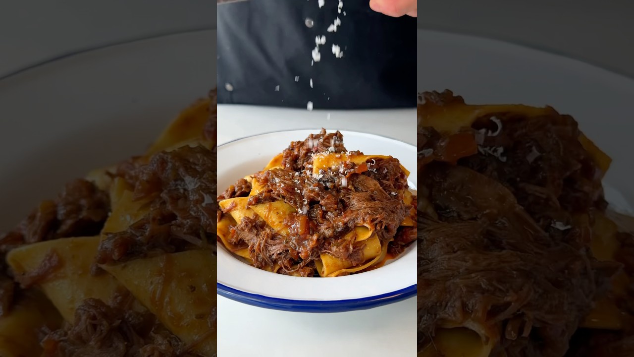 Beef Short Rib Ragu 🥩🔥 #shorts