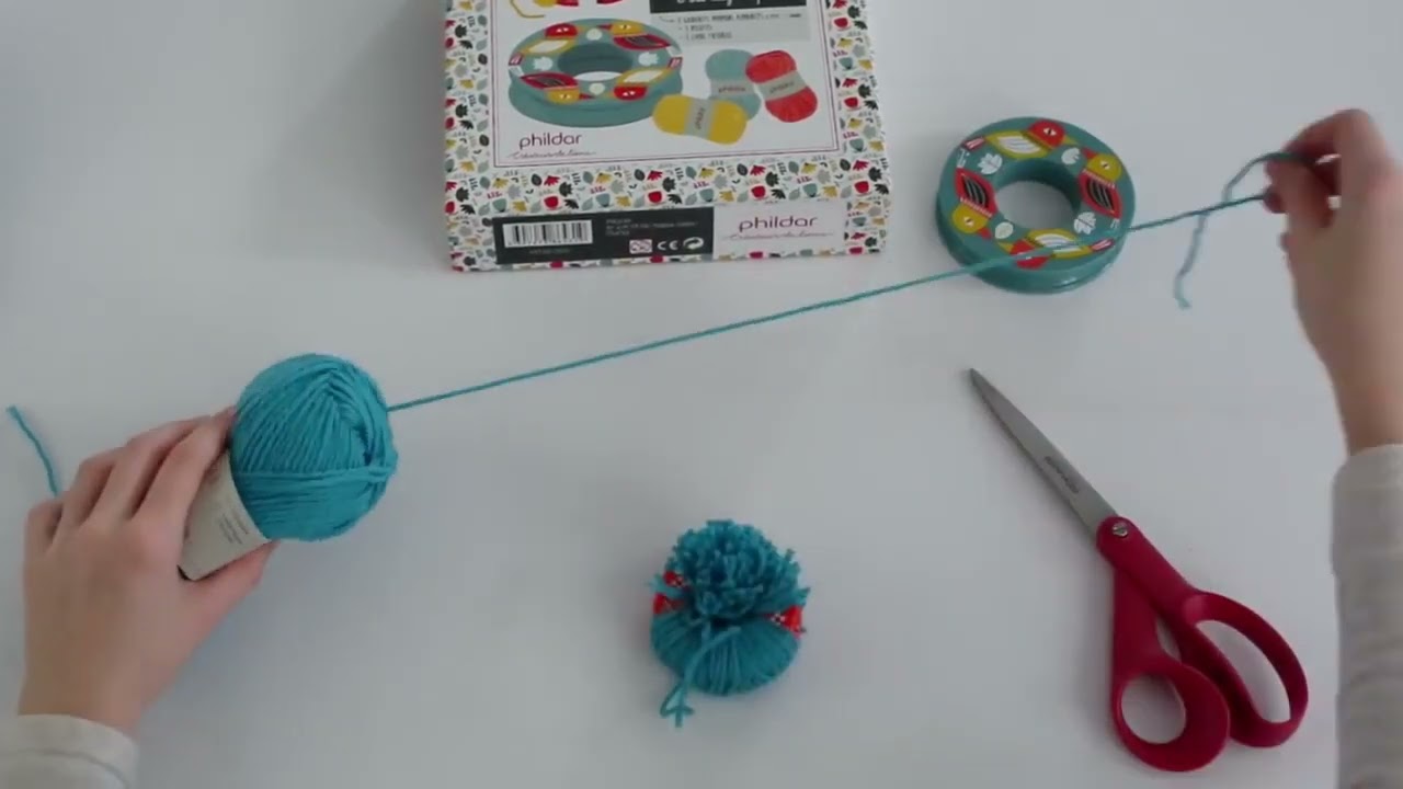 Tuto pompon en laine   Phildar