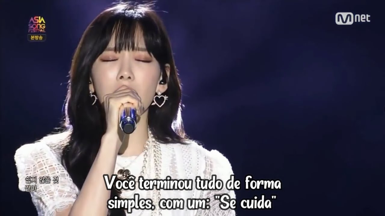TRADU&Ccedil;&Atilde;O TAEYEON - FINE | 𝘾𝙝𝙤𝙧𝙚 𝙚𝙨𝙘𝙪𝙩𝙖𝙣𝙙𝙤 𝙚𝙨𝙨𝙖 𝙢𝙪́𝙨𝙞𝙘𝙖 | [PT/BR]