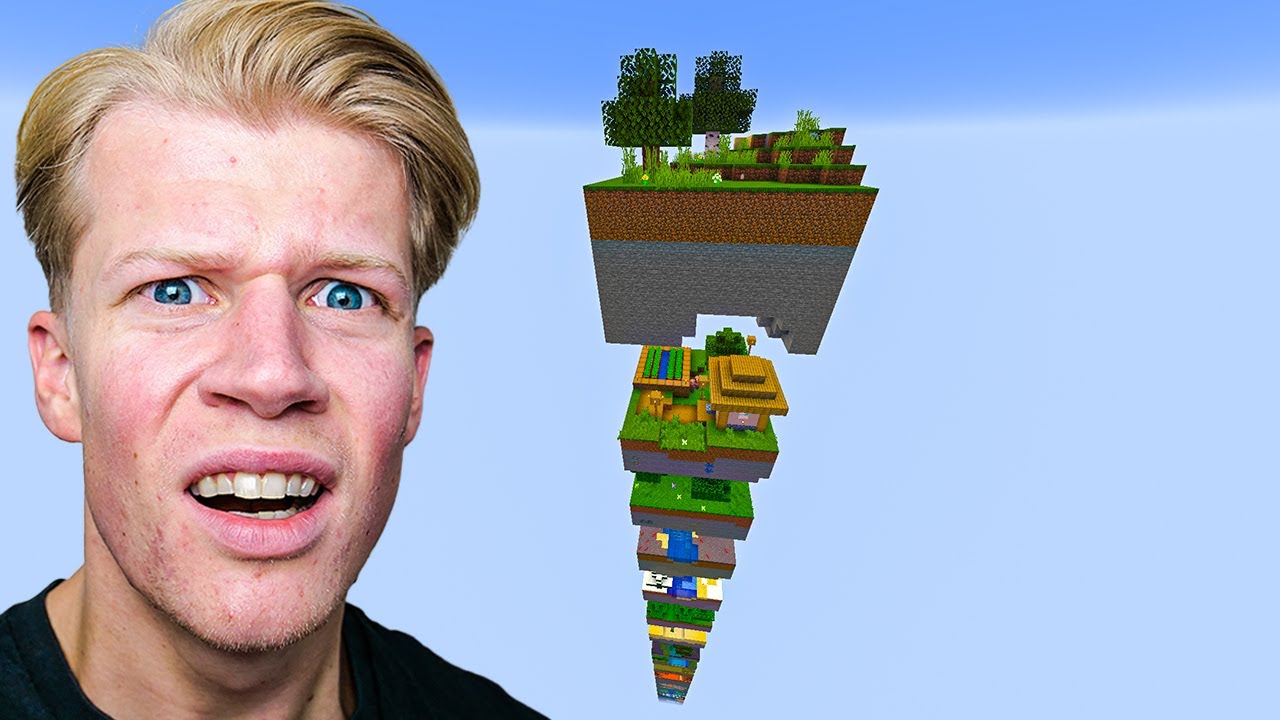 Ik Moest Overleven Op 1 Blok In Minecraft!