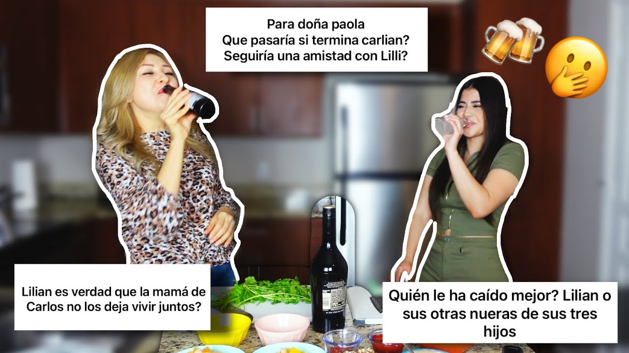 COCINANDO BORRACHA CON MI SUEGRA 🍺😱 (Y RESPONDIENDO SUS PREGUNTAS)-LILLIAN GRIEGO