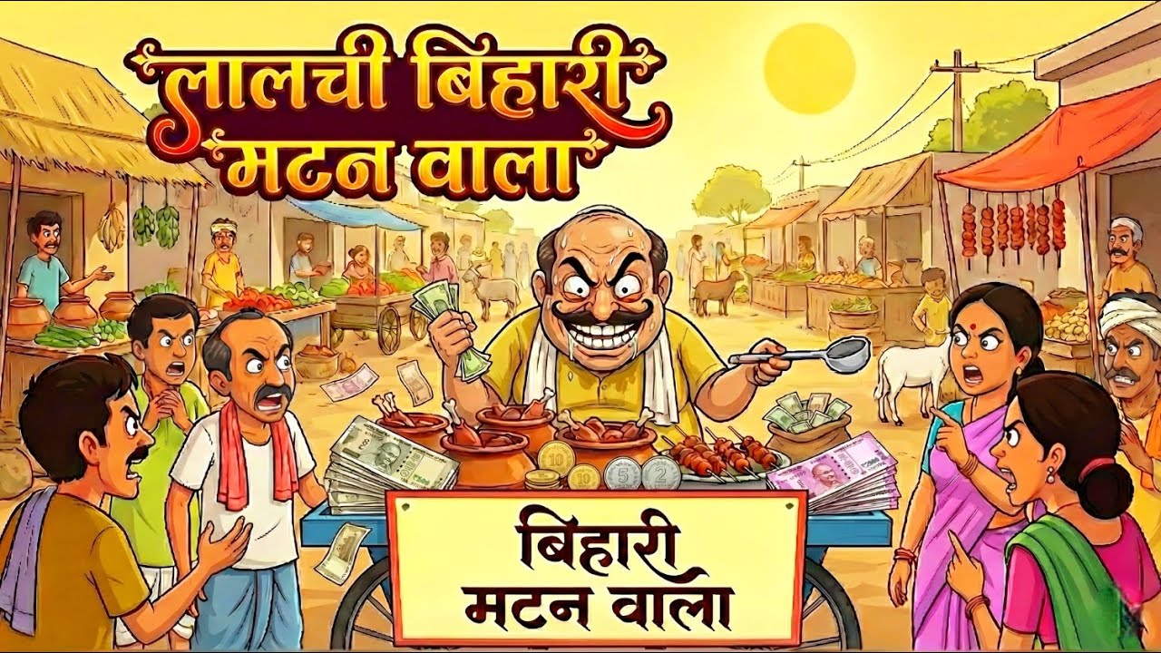 लालची मटन वाला | Lalchi Mutton Wala || street food kahaniyan || hindi kahani ||