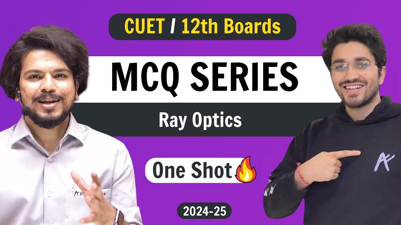 Ray optics | MCQ Series | CUET/ 12th Boards
